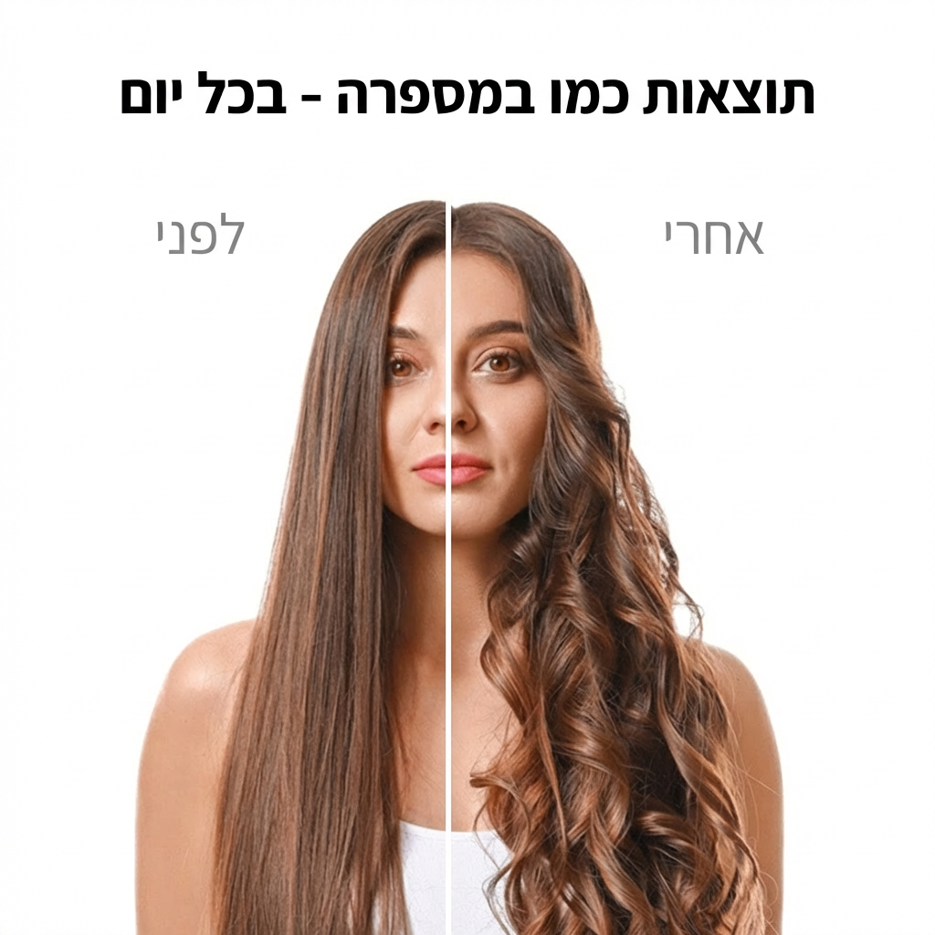 מעצב שיער 5 ב-1 – החלופה מספר 1 ל-Dyson